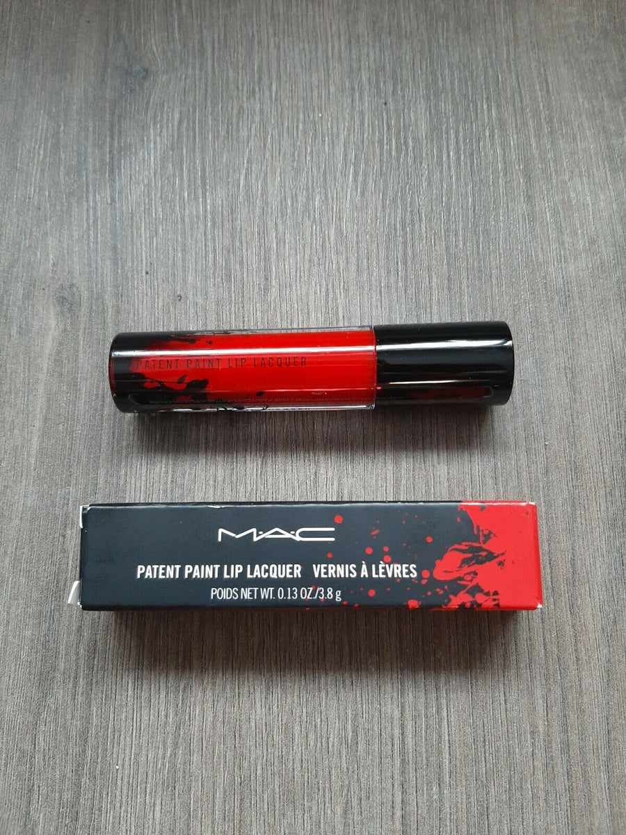 m.a.c patent paint lip lacquer NEW MAC PATENT PAINT LIP LACQUERS!!! ALL SHADES SWATCHED!! main image 0