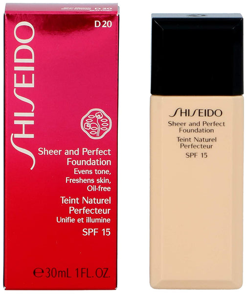 Shiseido Sheer and Perfect Foundation-Very Rich Brown D30