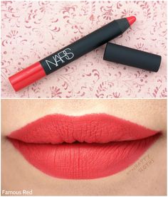 NARS Velvet Matte Lip Pencil- Famous Red