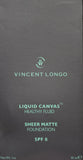 Vincent Longo Liquid Canvas Sheer Matte Foundation-Topaz #12