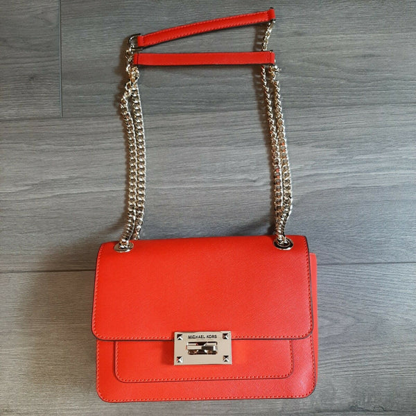 Authentic Red Michael Kors Handbag