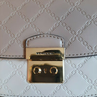 MICHAEL KORS SM SADDLE CROSSBODY NEW w/Tags and key, AUTHENTIC Handbag Soft Pink